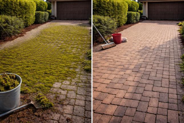 Driveway Repair Cleaning